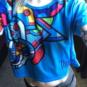 ⚜️Three Olives retro crop top